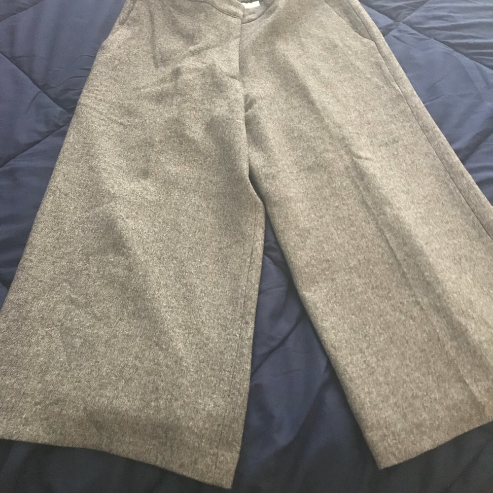Dress Barn wide leg cropped pants